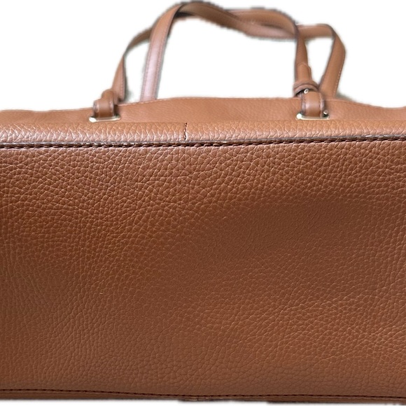 Michael Kors Bedford Medium Top Zip Pocket Tote in color Luggage - Picture 6 of 6